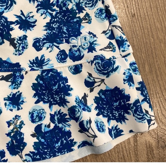 NWOT Albion Santorini High Waisted Blue Floral Swim Skirt XXL Feminine Modest - Picture 9 of 16